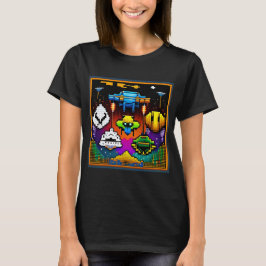 Retro Space Invaders T - Shirt