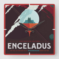 Retro Space Poster Cassini Mission to Saturn