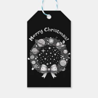 Retro Space-Themed Geschenkmarke | kosmischer Feie Geschenkanhänger
