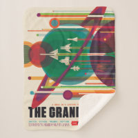 Retro Space Travel Poster - Solar System Grand Tou