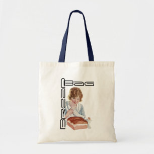 Retro Spaß Bäcker Brot backen Beutel Tote Mehl Sac Tragetasche
