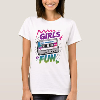 Retro-Spaß für Mädchen T-Shirt