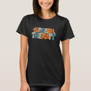Retro-Speech-Therapie Squad Niedlich-Speech-Therap T-Shirt