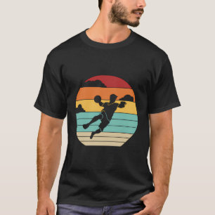 Retro-Spiel Prisonball-Teamspieler Dodgeball T-Shirt