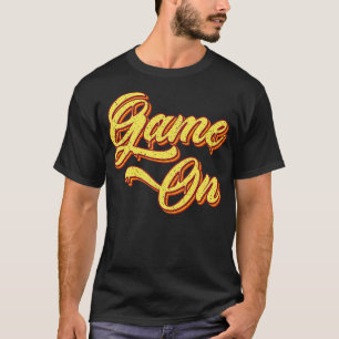 Retro-Spiel über Typografie T-Shirt