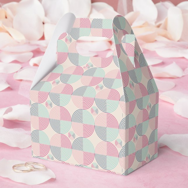 Retro Spiral Vibes Geschenkschachtel (Hochzeit)