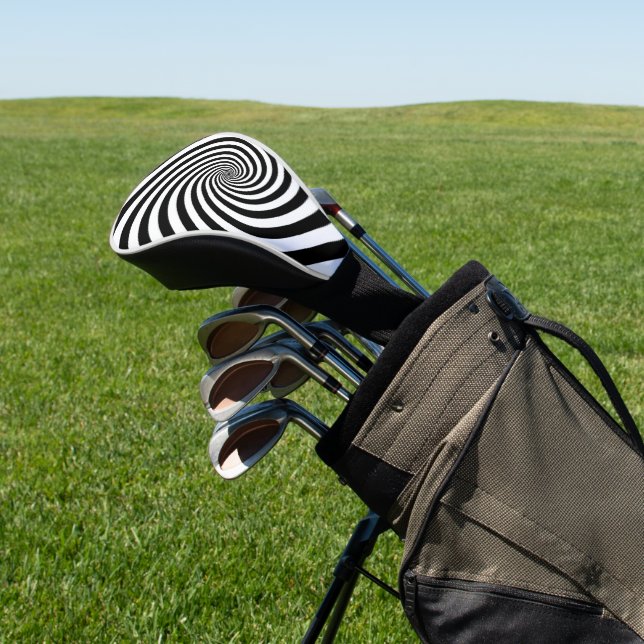 Retro Spiral Vortex Driver Golf Head Cover Headcover (In SItu)