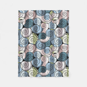 Retro, Spirale Fleecedecke
