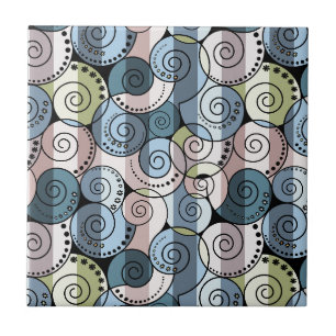 Retro, Spirale Fliese
