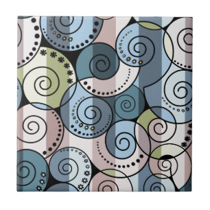 Retro, Spirale Fliese