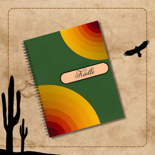Retro-Spiralnotebook Notizbuch