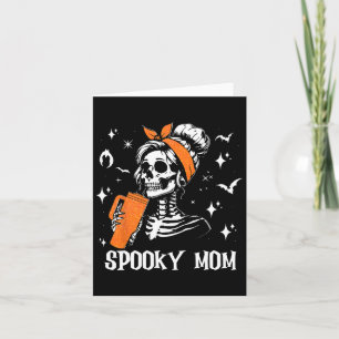 Retro Spooky Mama Halloween Kostüm Frauen Spooky M Karte