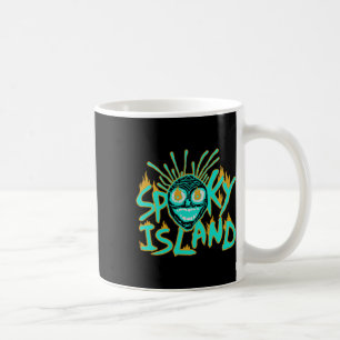 Retro Spooky Skull Funny Halloween 2 Seite Kaffeetasse