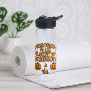 Retro Spooky Spuk Ghosts Hideout Niedliches Hallow Trinkflasche