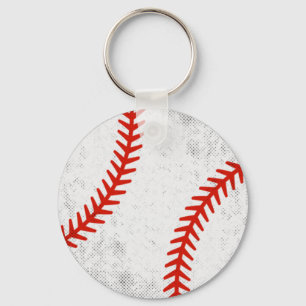 Retro-Sportstyle im Vintage-Baseball-Look Schlüsselanhänger