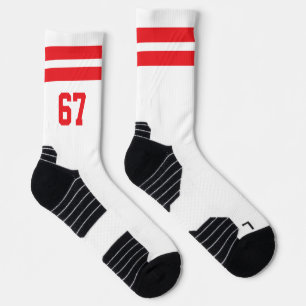 Retro-Sportvorlage Socken