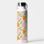 Retro spring flowers trinkflasche<br><div class="desc">Retro spring flowers on a light background.</div>
