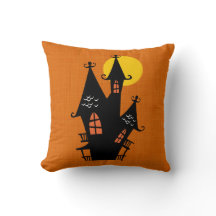 Retro Spuk Haus Halloweens