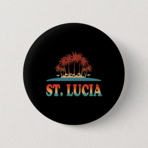 Retro St Lucia Shirt San Lucia Shirt Karibik S Button