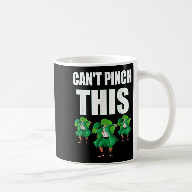 Retro St. Patrick's Day Can't Touch This  Kaffeetasse (Rechts)