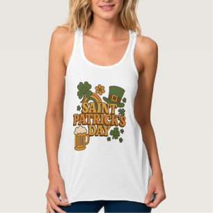 Retro St. Patrick's Day der 1970er Jahre Tank Top