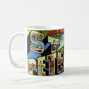 Retro St Petersburg Florida Kaffeetasse