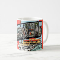 Retro St. Petersburg Florida Tasse
