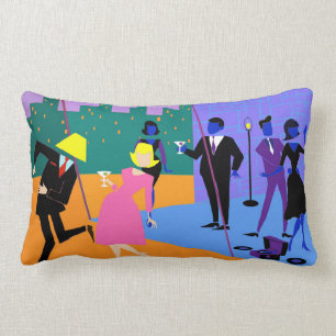 Retro städtisches Dachspitze-Partylumbar-Kissen Lendenkissen