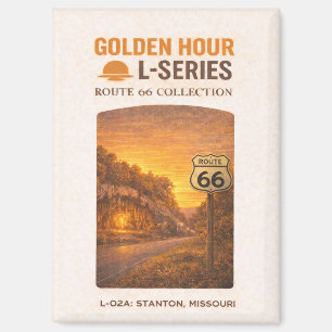Retro Stanton Missouri Route 66 Wahrzeichen Kunst Magnet