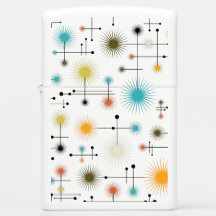 Retro Starbursts A Go-Go ! Zippo Lighter