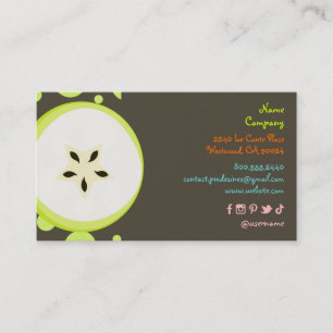 Retro Starobst Design-Visitenkarten Visitenkarte