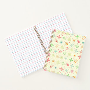 Retro-Stars-Notebook Notizbuch