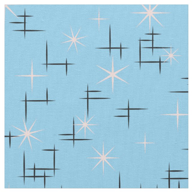 Retro-Stars Stoff (Nahaufnahme)