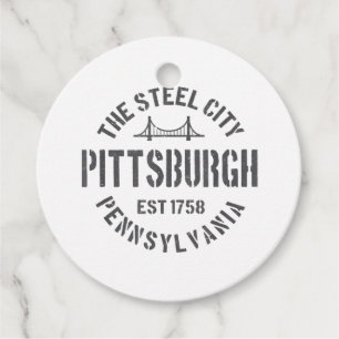 Retro Steel City Pittsburgh Pennsylvania Yinz vint Geschenkanhänger
