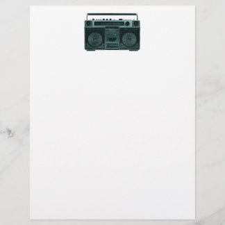 Retro-Stereo-Briefkopf