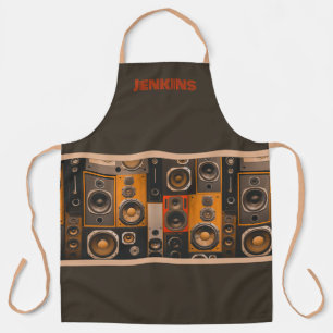 Retro-Stereo-Lautsprecher Schürze