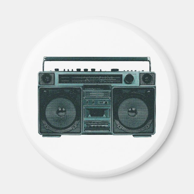 Retro-Stereo-Magnet Magnet (Vorne)