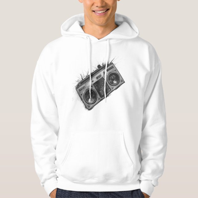 Retro Stereo t-shirt Hoodie (Vorderseite)