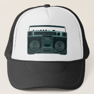 Retro Stereohut Truckerkappe