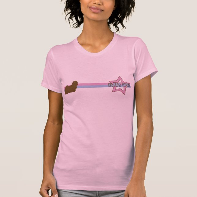 Retro Stern Lhasa Apso T-Shirt (Vorderseite)