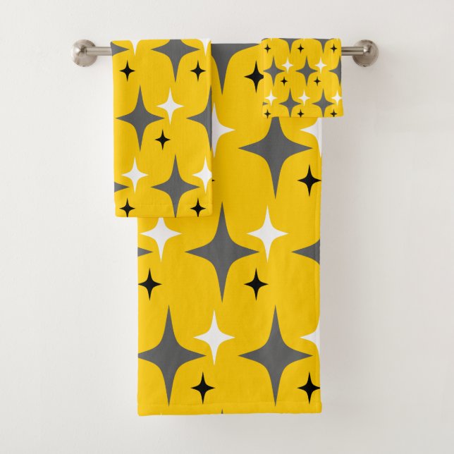Retro Sterne Badhandtuch Set (Insitu)