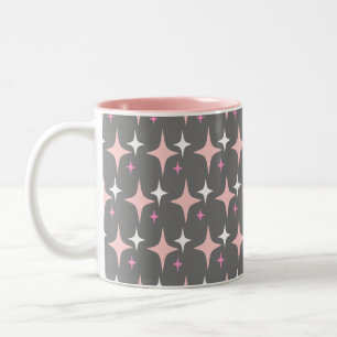 Retro-Sterne Zweifarbige Tasse