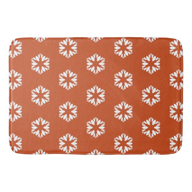 Retro-Sternenmuster Boho-Dekor Badematte (Vorderseite)