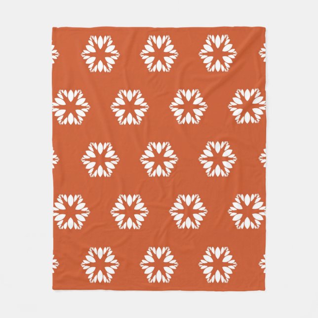Retro-Sternenmuster Boho-Dekor Fleecedecke (Vorderseite)