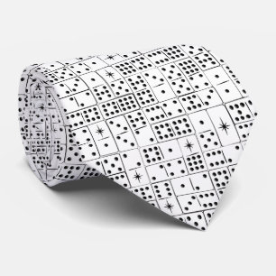 Retro Sternexplosion Dominoes Krawatte