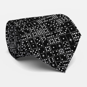 Retro Sternexplosion Dominoes Krawatte