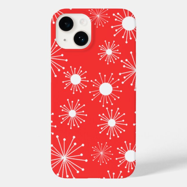 Retro-Sternexplosionen Case-Mate iPhone 14 Hülle (Rückseite)