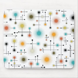 Retro Sternexplosionen ein Go-Go! Mousepad