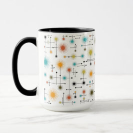 Retro Sternexplosionen ein Go-Go! Tasse