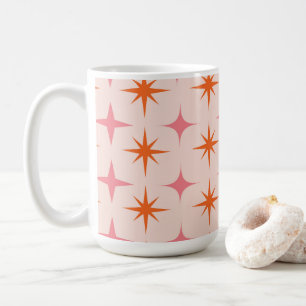 Retro-Sternexplosionen Mitte des Jahrhunderts Must Kaffeetasse